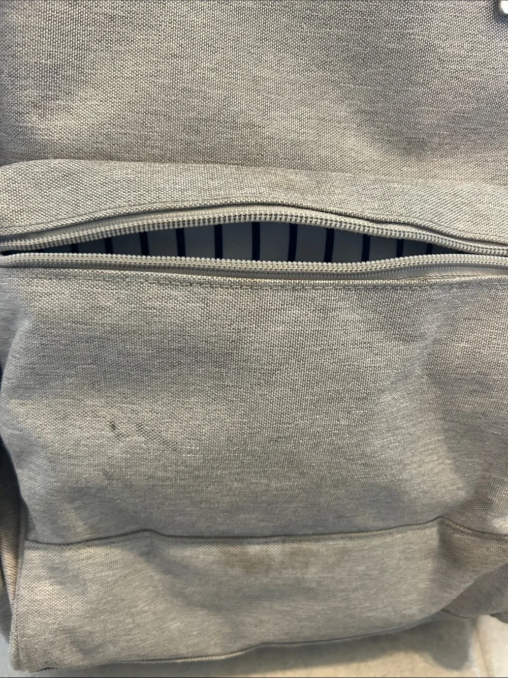 Women’s Gray Canvas Backpack - Brand- Swiss Gear